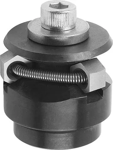 Produktfoto 1 von ZENTRIERSPANNER FORM:B SECHSKANT, D=86,5, D1=M16, D4=17, STAHL GEHÄRTET UND BRÜNIERT, KOMP:STAHL