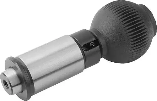 Produktfoto 1 von PRÄZISIONS-ARRETIERBOLZEN, FORM:B ARRETIERBAR MIT RASTNUT, D=10, STAHL GEHÄRTET UND GESCHLIFFEN,