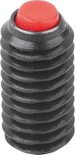 Produktfoto 1 von KUGELDRUCKSCHRAUBE OHNE KOPF, FORM:C KUGEL AUS POM, M08, L=10,4, VERGÜTUNGSSTAHL, KOMP:POLYACETAL