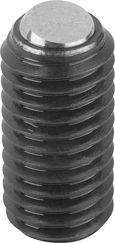 Produktfoto 1 von KUGELDRUCKSCHRAUBE OHNE KOPF, FORM:B KUGEL AUS STAHL, M16, L=35, VERGÜTUNGSSTAHL, KOMP:WÄLZLAGERSTAHL