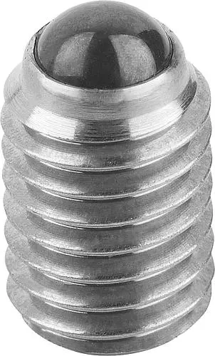 Produktfoto 1 von KUGELDRUCKSCHRAUBE OHNE KOPF, FORM:E KUGEL AUS KERAMIK, M10, L=36,7, EDELSTAHL BLANK, KOMP:KERAMIK