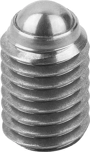 Produktfoto 1 von KUGELDRUCKSCHRAUBE OHNE KOPF, FORM:A KUGEL AUS EDELSTAHL, M06, L=50,8, EDELSTAHL BLANK, KOMP:EDELSTAHL