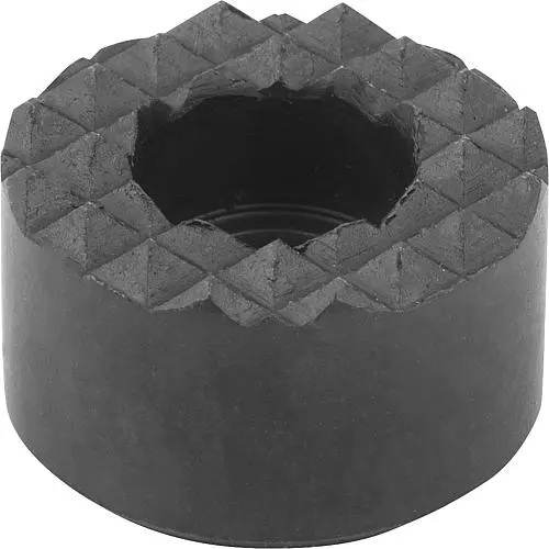 GRIPPERS UND EINSÄTZE RUND MIT SENKBOHRUNG D2=25, L3=12, FORM:F, WERKZEUGSTAHL GEHÄRTET UND BRÜNIERT