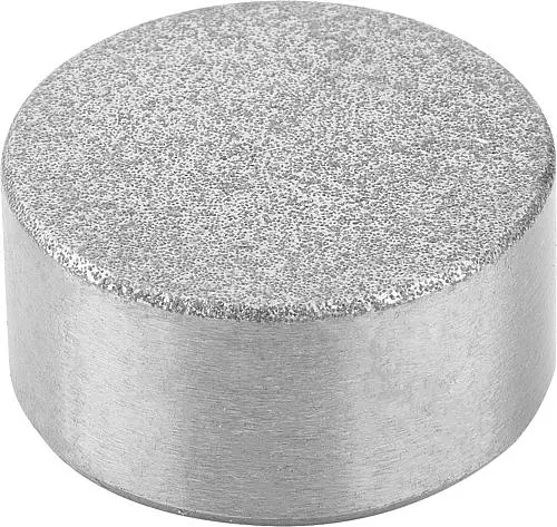 Produktfoto 1 von GRIPPERS UND EINSÄTZE RUND D2=10, L3=12, FORM:O RAU RAU, EDELSTAHL DIAMANT-OBERFLÄCHE