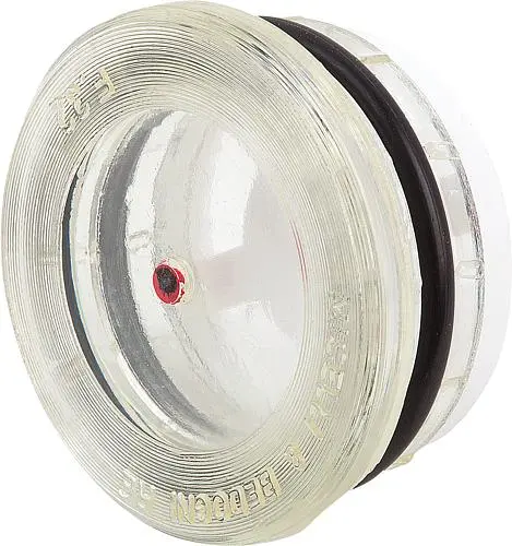 Produktfoto 1 von ÖLSCHAUGLAS EINPRESSBAR MIT REFLEKTOR, D1=38, D=42, THERMOPLAST