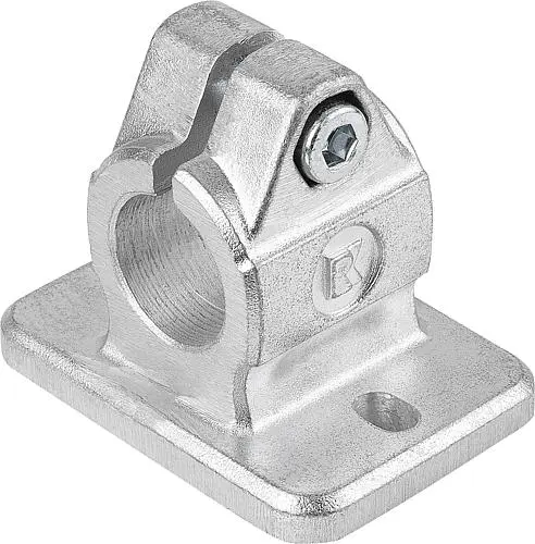 Produktfoto 1 von ROHRVERBINDER MIT FLANSCH M=78 G=55 L=63 ALUMINIUM, FÜR RUNDROHRE, KOMP:STAHL, A=25,1