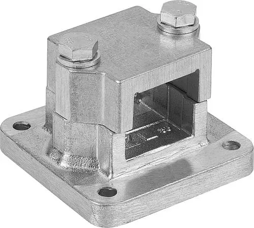 Produktfoto 1 von ROHRVERBINDER MIT FLANSCH ALUMINIUM, FÜR VIERKANTROHRE, KOMP:STAHL, A=25,3