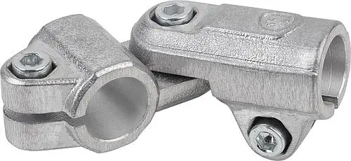 Produktfoto 1 von ROHRVERBINDER, GELENK FÜR RUNDROHRE, ALUMINIUM, KOMP:STAHL, A=18,1