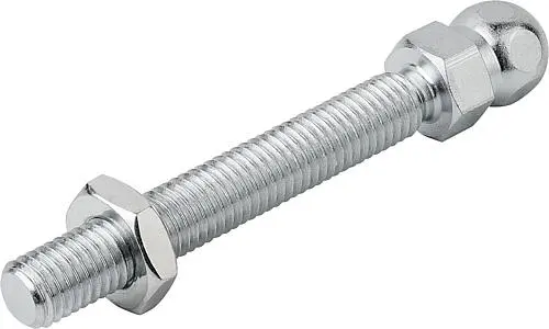 Produktfoto 1 von GEWINDESPINDEL FÜR GELENKFÜßE M06X30, STAHL