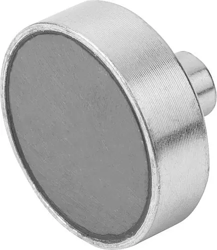 Produktfoto 1 von MAGNET FLACHGREIFER M03X7, D=20 ±0,15, H1=13, FORM:B, HARTFERRIT, RUND, KOMP:STAHL