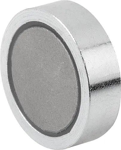 MAGNET FLACHGREIFER, D=20 ±0,15, FORM:A, SMCO, RUND, KOMP:STAHL