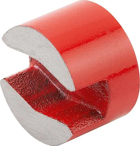 Produktfoto 1 von MAGNET KNOPFMAGNET ALNICO, ROT, RUND, D1=7, D=32