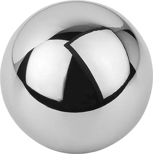 Produktfoto 1 von KUGELKNOPF DIN319 D1=20, FORM:K MIT PASSBOHRUNG D=8, EDELSTAHL 1.4301 POLIERT