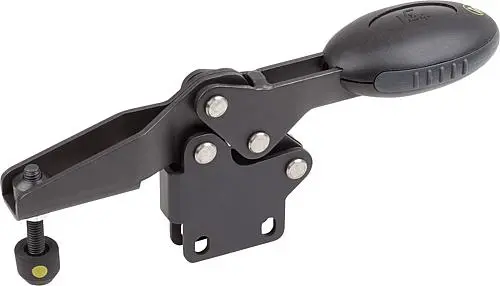 Produktfoto 1 von SCHNELLSPANNER HORIZONTAL ANTISTATISCH, FUß SENKRECHT F1=1350, VERSTELLB. ANDRUCKSPINDEL M06X35, STAHL