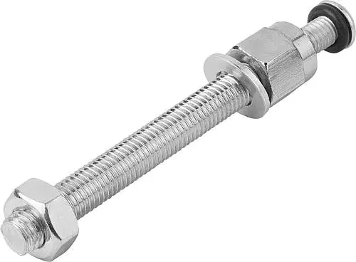 GEWINDESPINDEL FÜR GELENKFÜßE D1=M16X50 STAHL