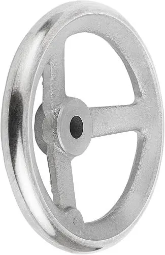 Produktfoto 1 von HANDRAD DIN950, D1=125 PASSBOHRUNG D2=12H7, GRAUGUSS, OHNE GRIFF