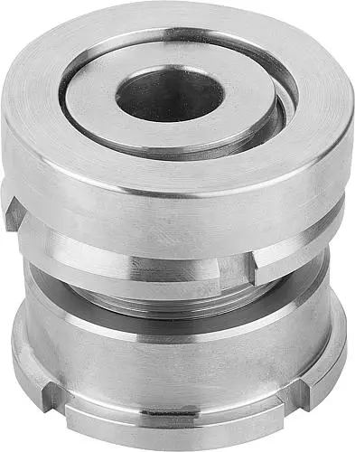 Produktfoto 1 von HÖHENVERSTELL-ELEMENT M.KUGEL-AUSGLEICHSSCHEIBE, D=9 EDELSTAHL,  D2=32