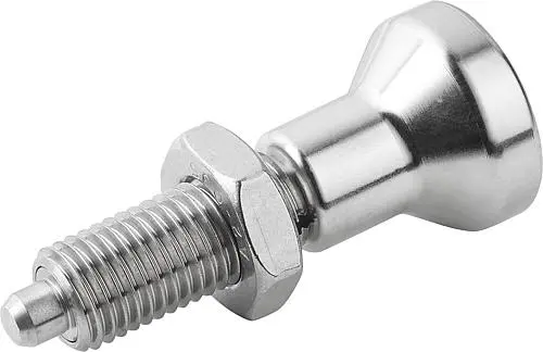 ARRETIERBOLZEN OHNE RASTNUT GR.9 M06X0,75, FORM:H, EDELSTAHL GEHÄRTET, KOMP:EDELSTAHL