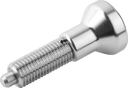 Produktfoto 1 von ARRETIERBOLZEN OHNE RASTNUT GR.1 M10X1, FORM:G, EDELSTAHL UNGEHÄRTET, KOMP:EDELSTAHL