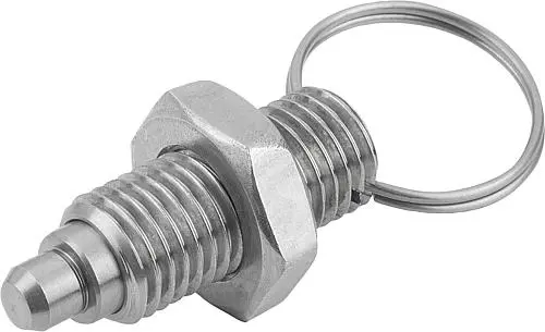 Produktfoto 1 von ARRETIERBOLZEN OHNE BUND GR.3 D1=M16X1,5, D=8, FORM:U MIT KONTERMUTTER, EDELSTAHL GEHÄRTET