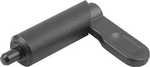 SPERRRIEGEL GLATTE AUSFÜHRUNG, D=5, 10, FORM:E GRIFF UNBESCH. HÜLSE GLATT, STAHL