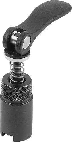 Produktfoto 1 von EXZENTER-SPANNMODUL D=20, FORM:A STAHL, SCHWARZ, KOMP:ALUMINIUM, SCHWARZ