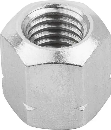 Produktfoto 1 von SECHSKANTMUTTER 1,5D HOCH DIN6330, M06, SW=10, EDELSTAHL A2 70 BLANK