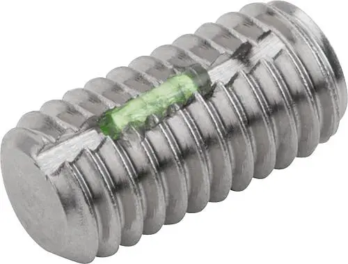 GEWINDESTIFT, INNENSECHSKANT MIT KEGELKUPPE, DIN EN ISO4026, MIT GEWINDESICHERUNG M05X5, SW=2,5,