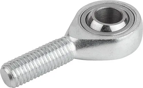 Produktfoto 1 von GELENKKOPF DIN ISO 12240-4 MIT GLEITLAGERUNG M05X20 LINKSGEWINDE, D=5, AUTOM.STAHL VERZINKT