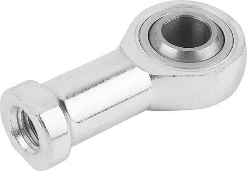 GELENKKOPF DIN ISO 12240-4 MIT GLEITLAGERUNG, M08 RECHTSGEWINDE, D=8, AUTOM.STAHL VERZINKT,