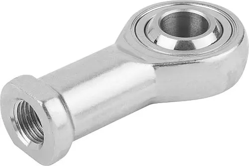 GELENKKOPF DIN ISO 12240-4 MIT GLEITLAGERUNG, M12 LINKSGEWINDE, D=12, EDELSTAHL POLIERT, KOMP:EDELSTAHL