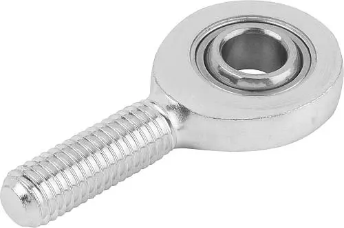 Produktfoto 1 von GELENKKOPF DIN ISO 12240-4 MIT GLEITLAGERUNG M20X1,5X43 RECHTSGEWINDE, D=20 -0,010, VERGÜTUNGSSTAHL VERZINKT,