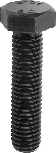 SECHSKANTSCHRAUBE DIN933, GEWINDE DURCHGÄNGIG M12X70, STAHL 10.9 BLANK (SCHWARZ)