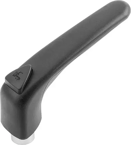 Produktfoto 1 von KLEMMHEBEL ERGONOMISCH GR.3 M10 KUNSTSTOFF, SCHWARZ RAL9011, KOMP:STAHL, SCHWARZGRAU RAL7021