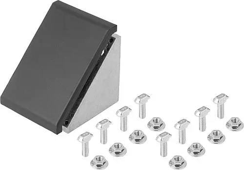 Produktfoto 1 von WINKEL 76X74X76 ALUMINIUM, TYP B, BN=10