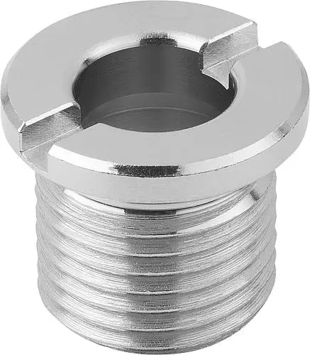 Produktfoto 1 von AUFNAHMEBUCHSE FÜR KUGELSPERRBOLZEN D=6, M=M12x1,5, STAHL VERNICKELT