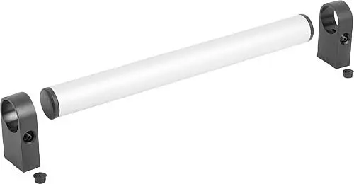 Produktfoto 1 von ROHRGRIFF EINSTELLBAR, FORM:B, A=370, L=400, D=M08 ALUMINIUM NATUR ELOXIERT, KOMP:ALUMINIUM SCHWARZ ELOXIERT