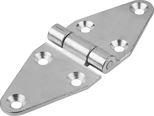 Produktfoto 1 von SCHARNIER WARTUNGSFREI FORM:A 140X50, STAHL VERZINKT, A1=39, A2=39, A3=70, A4=70