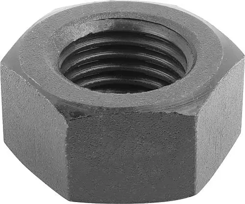 SECHSKANTMUTTER DIN934 M03, SW=5,5, STAHL 10 BLANK (SCHWARZ)