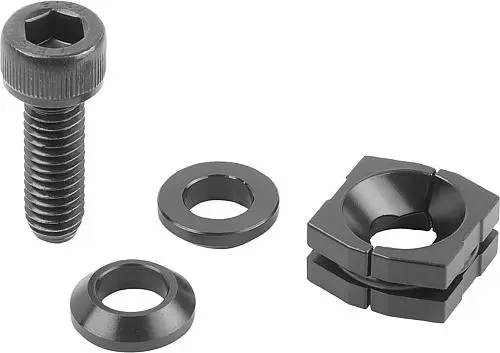 Produktfoto 1 von KEILSPANNER GLATT MIT ZYLINDERSCHRAUBE, FORM:B D=M08X25, L=14,9, STAHL GEHÄRTET UND BRÜNIERT