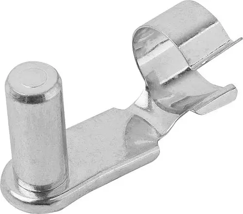 Produktfoto 1 von FEDERKLAPPBOLZEN FÜR GABELKÖPFE DIN71752 G=10 STAHL, VERZINKT, KOMP:FEDERBANDSTAHL