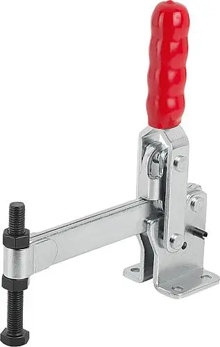 Produktfoto 1 von SCHNELLSPANNER VERTIKAL STANDARD, FUß WAAGRECHT F2=7000, VOLLER HALTEARM M12X100, STAHL VERZINKT,