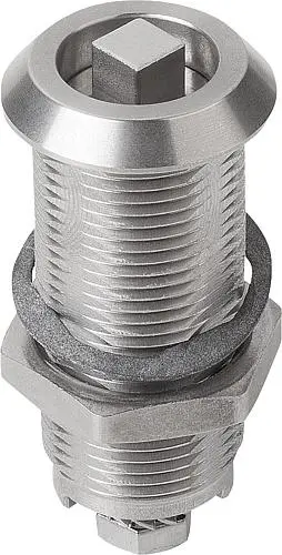 Produktfoto 1 von DREHRIEGEL VERLÄNGERTES GEHÄUSE, MIT VIERKANT 8MM, H=36, D=28, EDELSTAHL