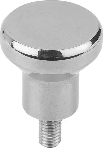 Produktfoto 1 von PILZKNOPF HYGIENIC USIT® D=M05X10 D1=21 EDELSTAHL 1.4404, POLIERT, HOHER BUND
