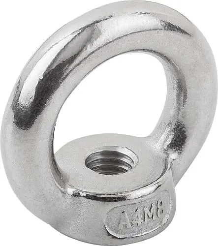 Produktfoto 1 von RINGMUTTER FEST ÄHNLICH DIN582, M16, EDELSTAHL 1.4401 BLANK