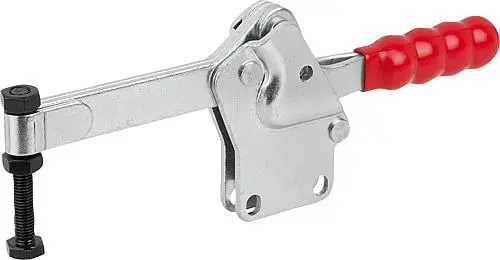 Produktfoto 1 von SCHNELLSPANNER HORIZONTAL STANDARD, FUß SENKRECHT F2=5400, VOLLER HALTEARM M10X80, STAHL VERZINKT, KOMP:KUNSTSTOFF