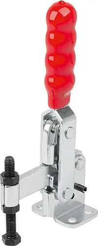 Produktfoto 1 von SCHNELLSPANNER VERTIKAL STANDARD, FUß WAAGRECHT F1=2400, FESTE ANDRUCKSPINDEL, STAHL VERZINKT UND