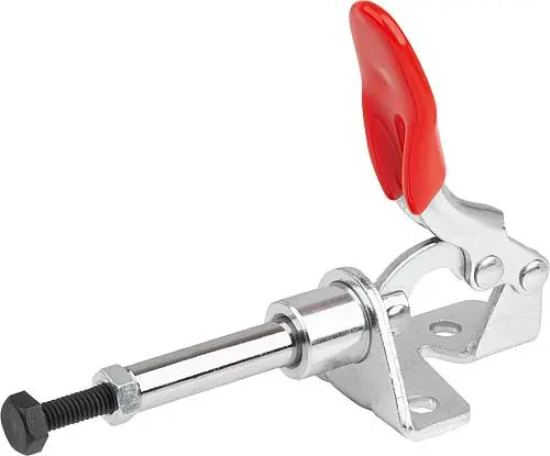 Produktfoto 1 von SCHUBSTANGENSPANNER, MIT KONSOLE, MINI, F2=500, EDELSTAHL BLANK, KOMP:KUNSTSTOFF ROT