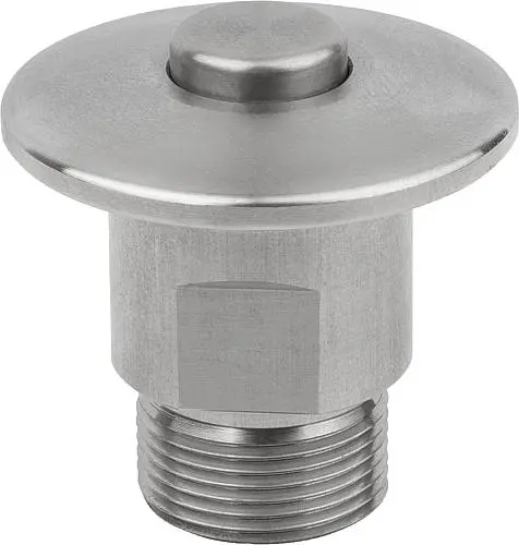 Produktfoto 1 von DREHSPANNVERSCHLUSS MIT KOPF, FORM:A FÜR PLATTENSTÄRKE 3-10MM, D=6, EDELSTAHL BLANK, KOMP:EDELSTAHL BLANK