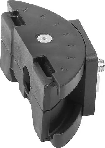 Produktfoto 1 von ADAPTER, SCHWENKBAR, L=46,1, B=88, H=40, B1=51, BN=8/10, POLYAMID SCHWARZ